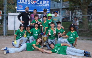 2025 Toronto Playgrounds Baseball Association (TPBA) House League Tournament 11U Mosquito Division Champions: A's