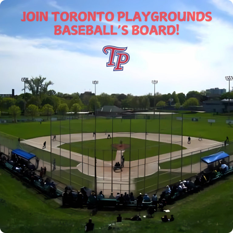 Join the Toronto Playgrounds Baseball Board!