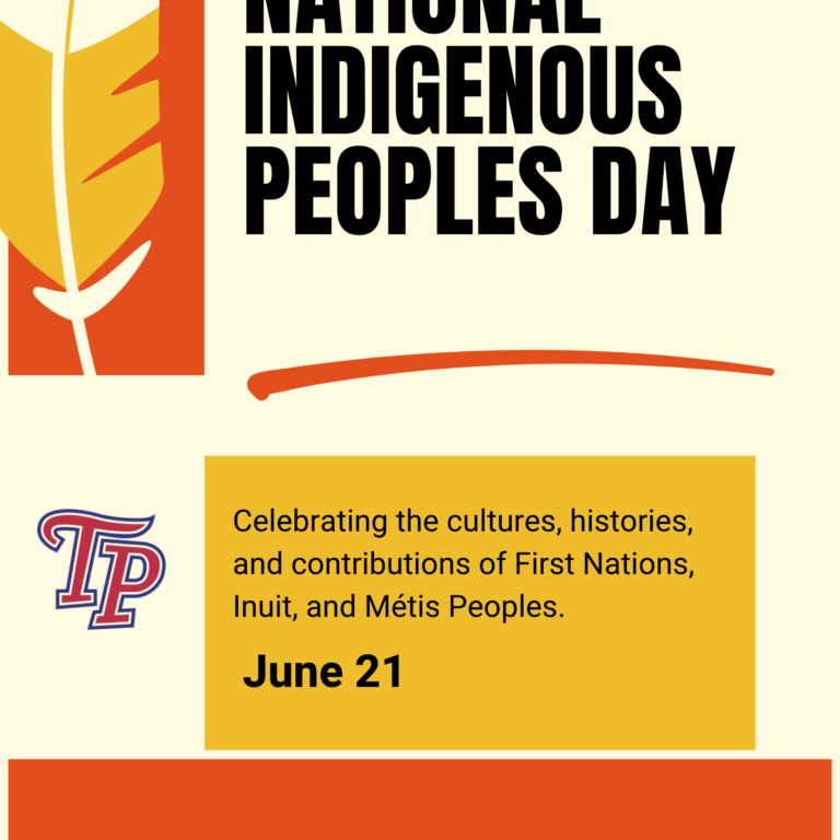 National Indigenous Peoples Day Poster in Orange Beige Modern Bold Style (2)